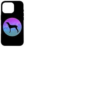 Chien Race Porcelaine Chien Galaxie Space Coque pour iPhone 16 Pro