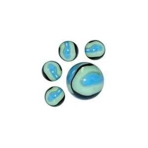 mesbilles - 25 Billes en Verre Matisse : 24 Billes et 1 Calot