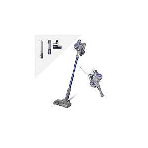 Tower T513006PETS VL20 Aspirateur sans Fil 3-en-1 - Aspirateur Balai - Aspirateur sans Sac Puissant, avec Filtre HEPA et Brosse pour Animaux de Compagnie, Capacité de 1 L, 400 W, Violet Péri