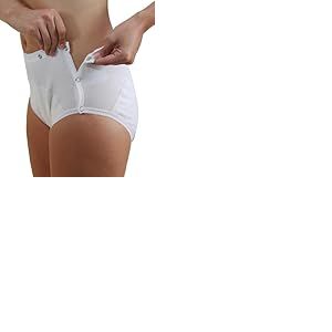 Hydas - Slip incontinence fermeture à pression - Lavable et compatible sèche-linge - Taille 42/44 - 1 pièce