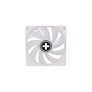 Xilence XPF120.W.ARGB Ventilateur de boîtier silencieux 120mm, LED ARGB, 4PIN, installation facile, câble 440mm, avec PWM, Hydro Bearing, bon flux d'air, idéal pour PC Gaming, transparent/blanc