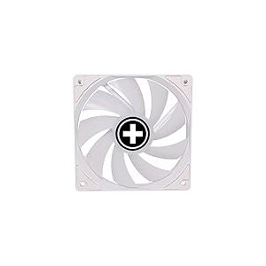 Xilence XPF120.W.ARGB Ventilateur de boîtier silencieux 120mm, LED ARGB, 4PIN, installation facile, câble 440mm, avec PWM, Hydro Bearing, bon flux d'air, idéal pour PC Gaming, transparent/blanc