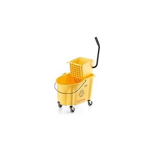 VEVOR Seau-Essoreur à Serpillière, 33 L. Seau à Frange avec Essoreuse Commercial à Pression Latérale, Chariot Lavage Sol, pour Ménage Nettoyage des Sols Professionnels/Industriels/Entreprises