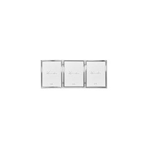 Lawrence Frames 510780T Cadre photo triple à charnière plaqué argent 20,3 x 25,4 cm