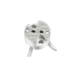 Douille universelle en céramique pour G4, G5. 3, GY6 basse tension 12 V max. 25 W