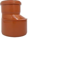KG R&eacute;duction DN 250/200 Connecteur PVC-U, tube de transition, r&eacute;ducteur, r&eacute;duction de tuyau, avec joint, pour syst&egrave;mes de drainage externes, joint en caoutchouc, eaux us&eacute;es, syst&egrave;me de tuyau de canal