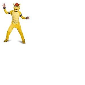 Nintendo Super Mario Bowser Gamin De Luxe Déguisement de Caractère du Jeu Vidéo Tenue Pour Garçon - Moyen