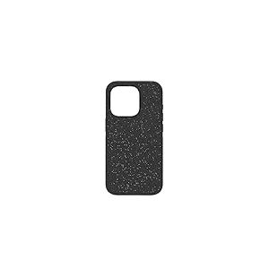 Swarovski Coque High pour iPhone 15 Pro, entièrement ornée de cristaux noirs