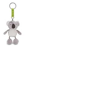 62688 Porte-cl&eacute;s Talisminis Koala 7 cm, Gris, Peluche avec Anneau, pour lani&egrave;re, Trousseau, Porte-Bonheur avec Message