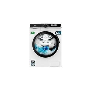 Cecotec Lave-linge à chargement frontal de 12 kg Bolero DressCode 121000 A. 2000 W, 1400 tr/min Réglables au maximum, Certification WoolMark, 14 Programmes, Nettoyage Automatique