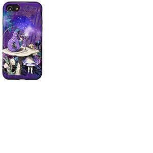 Coque pour iPhone SE (2020) / 7 / 8 Narguilé chenille champignon Steampunk Alice au pays des merveilles