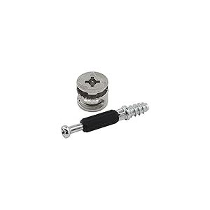 vasalat Hettich Connecteur de meubles excentrique Rastex 15 ; Matériau : zinc moulé sous pression nickelé Contenu : 50 pièces
