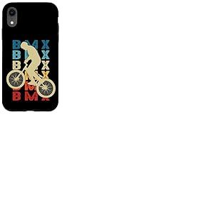 BMX Vélo Velo Cycliste Cyclisme Enfant garçon Retro Coque pour iPhone XR