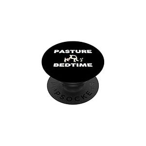 Pyjama Motif Vache p&acirc;turage du Coucher - T-Shirt Farmer Rancher PopSockets PopGrip Adh&eacute;sif