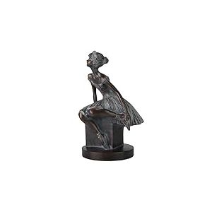 Vineyard Carvings Figurine Danseuse Ballerine (Bronze Assise)