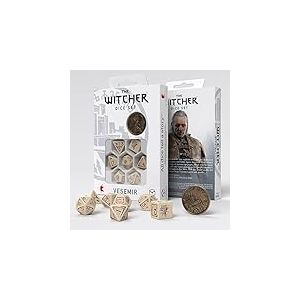 Q-Workshop Witcher Dice Set 91390 Vesemir - The Old Wolf (7) Cardgame, Multicolore