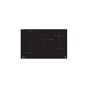 Bauknecht BTX8017DCA Plaque de cuisson &agrave; induction/81 cm/CleanProtect &ndash; Nettoyage sans effort uniquement avec de l'eau &ndash; 5 zones de cuisson &agrave; induction &agrave; r&eacute;gulation &eacute;lectronique &ndash; HeatControl &ndash; Boil