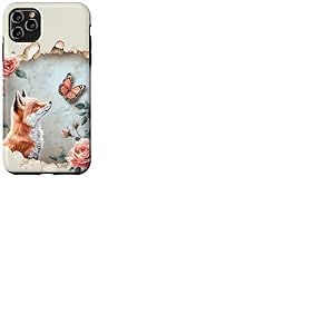 Renard Fleurs For&ecirc;t Animal Mignon Renard Coque pour iPhone 11 Pro Max