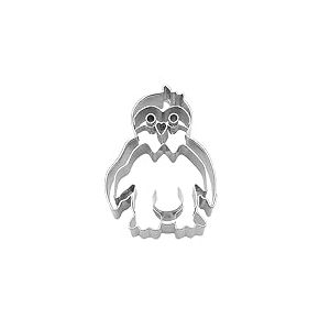 Städter Pingouin env. 5,5 cm, Acier Inoxydable, Argent, 5,5 x 5,5 x 1 cm