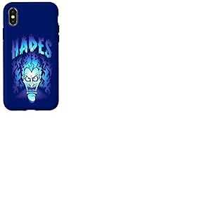 Disney Villains Hades from Hercules Blue Flames Coque pour iPhone X/XS
