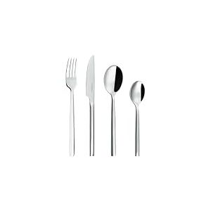 Grunwerg Lot de 24 Couverts en INOX Style Baguette - 24VXCHP