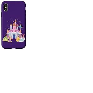 Disney Princess Castle Birthday Cake Birthday Party Gift Coque pour iPhone X/XS