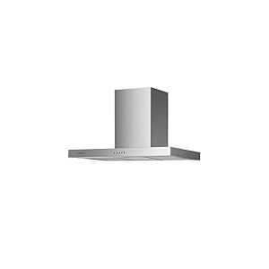 Cata Hotte Décorative ST-9000 X/A avec Panneau de Commande Mécanique 3 Vitesses Éclairage LED Consommation d’Énergie Maximale 65 W Filtres Lavables au Lave-vaisselle Largeur 89,5 cm Couleur Inox