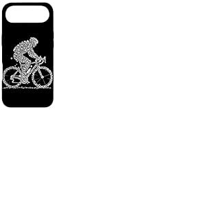 Cool Cyclist Silhouette Bike Rider Cycling Tools Road Bike Coque pour iPhone Air