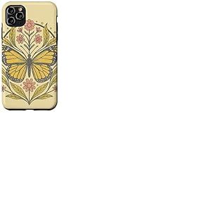 Monarque Papillon Mandala Boho Nature Insecte Art Coque pour iPhone 11 Pro Max