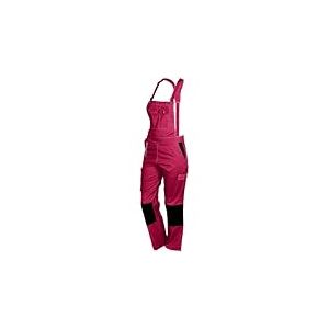 Fashion Sécurité Femme Pep's Salopette de Travail, Rose (Rose/Noir), Taille: S (36/38) EU