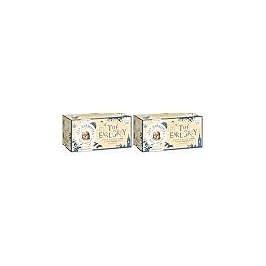 Les 2 Marmottes Th&eacute; noir Earl Grey BIO &agrave; la bergamote - Id&eacute;al pour petit d&eacute;jeuner et breakfast gourmand - Pour le matin - 30 Sachets par boite - Made in France - 50g (Lot de 2)