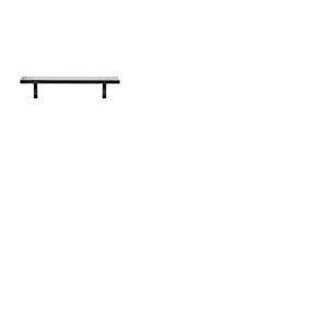 House Doctor Étagères, Meubles, Noir, l: 100 cm, w: 22 cm, h: 22 cm