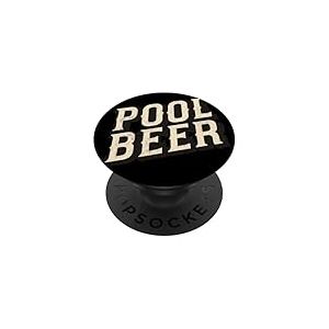 Superbe Costume de bi&egrave;re de Piscine pour Alcool et Buveur PopSockets PopGrip Adh&eacute;sif