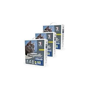 Tranquille La Carbonite Chats St&eacute;rilis&eacute;s - 6,1 litres - Lot de 3