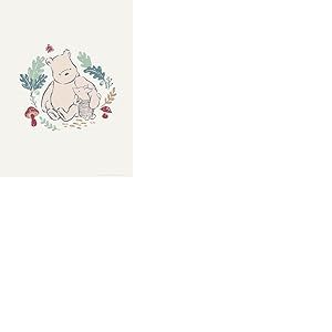 Komar Disney Winnie l'Ourson Taking Care - 30 x 40 cm - Décoration murale pour chambre d'enfant