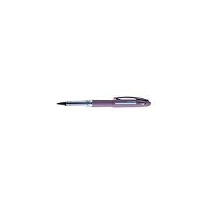 Pentel Tradio TRJ99V-A, Feutre plume gamme Sport Chic, corps mauve mat, encre noire rechargeable