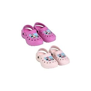 CERDÁ LIFE'S LITTLE MOMENTS Sabots Disney pour Enfants Licence Officielle Chaussures Confortables et ergonomiques Semelle antidérapante et Design Exclusif, Minnie Rose, 26/27 EU