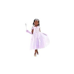 Bristol Novelty 3016315-6000 Costume de princesse violette, pour fille, 5-6 ans Halloween