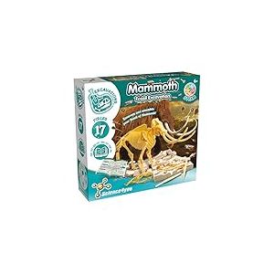 Science4you - Mammouth, Kit de Fouille pour Enfants +6 Ans - Excaver et Assembler 17 Fossiles de Dinosaure Avec ce Jouet de Paléontologie et Archeologie pour Enfants, Jeux Scientifique 6-10 Ans