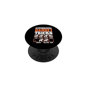 T&ecirc;tu Barbet Dog Tricks Amoureux des Chiots dr&ocirc;les PopSockets PopGrip Adh&eacute;sif