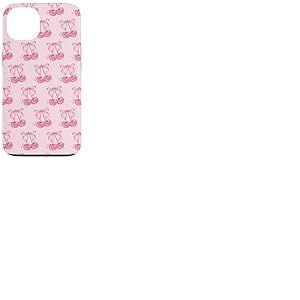 Coquette Rose Cerise Noeud Esth&eacute;tique Mignon Tendance Coquette Coque pour iPhone 13