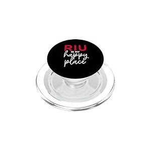 R I U Favorite Hotel - RIU is My Happy Place RIU PopSockets PopGrip pour MagSafe