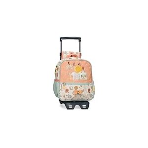 Enso Play All Day Petit Sac &agrave; Dos avec Chariot Multicolore 23 x 25 x 10 cm Polyester 5,75 L, Multicolore, Petit Sac &agrave; Dos avec Chariot