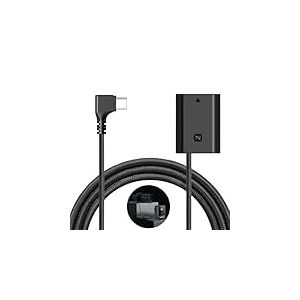 NEEWER Batterie Factice USB C &agrave; NP-FZ100 Sortie 8.2V, Rechange Batterie NP-FZ100,Compatible avec Sony FX3 FX30 ZV-E1 A1 A6600 A6700 A7III A7IV A7C A7CII A7CR A7RIII A7RIV A7RV A7SIII A9 A9II, TC-FZ100