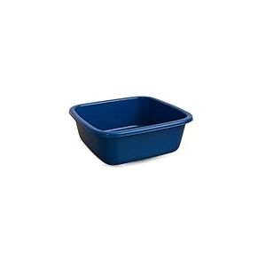 PARENCE.- Bassine Carrée 15L – Grande Cuve de Lavage en Plastique Robuste 38 cm | Bassine Multi-Usages pour Cuisine, Ménage, Buanderie ou Jardinage | Fabriquée en Europe