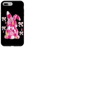 Lapin avec nœud rose Coque pour iPhone 7 Plus/8 Plus