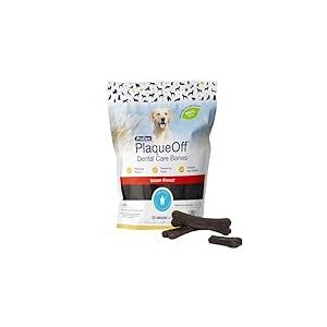 Os dentaire ProDen PlaqueOff 13 Bacon pour chiens de taille moyenne et grande : élimine le tartre, la plaque dentaire et la mauvaise haleine, et favorise l'hygiène bucco-dentaire