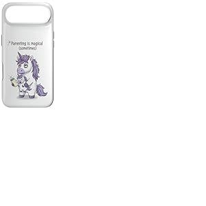 &Ecirc;tre Parent est Parfois Magique &ndash; Licorne fatigu&eacute;e Coque pour iPhone Air