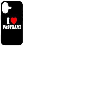 I Heart (Love) Pastrami Viande de Poitrine de b&oelig;uf s&eacute;ch&eacute;e Coque pour iPhone 17