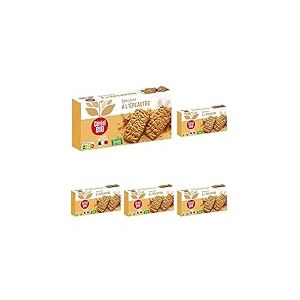 Céréal Bio - Spéculoos à l'Épeautre - Biscuits Bio - Sucre de Canne, Miel, Cannelle et Épices - Biscuits Pour le Café ou Thé - Encas Pour le Goûter - 1 Boîte 125 g (Lot de 5)